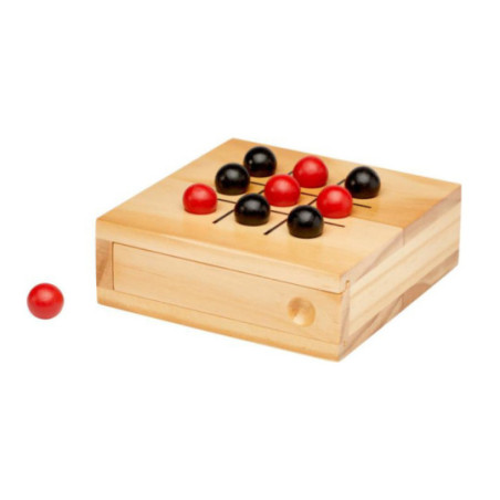 Jeu de morpions en bois