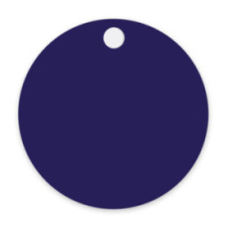 Porte-clés mousqueton et jeton ABS format 1 €