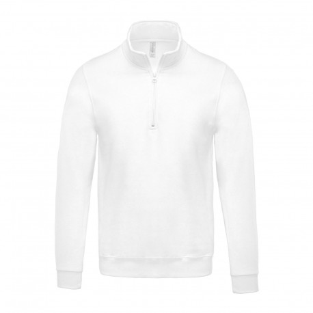 pull col zippe homme