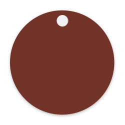 Porte-clés mousqueton et jeton ABS format 1 €