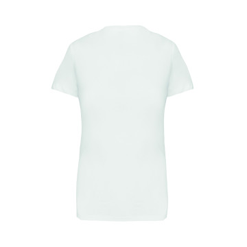 Tee-shirt femme Kariban® col V blanc