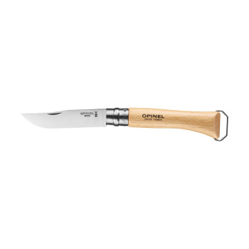 Couteau de poche tire-bouchon décapsuleur Opinel® N°10 en hêtre