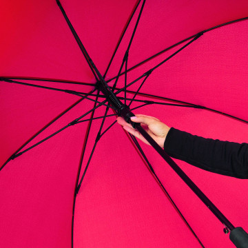 Parapluie golf tempête rouge ouverture automatique