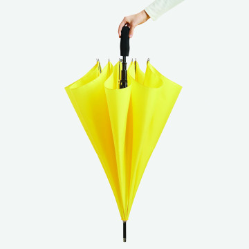 Parapluie golf tempête jaune ouverture automatique