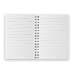 Carnet A4 à spirale quadrichromie