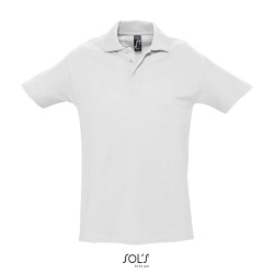 Polo homme blanc Express Sol's® Spring II