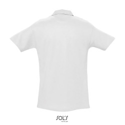 Polo homme blanc Express Sol's® Spring II