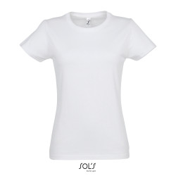 Tee-shirt femme blanc Express Sol's® Impérial
