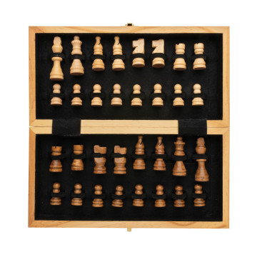 Jeu d'échecs pliable en bois