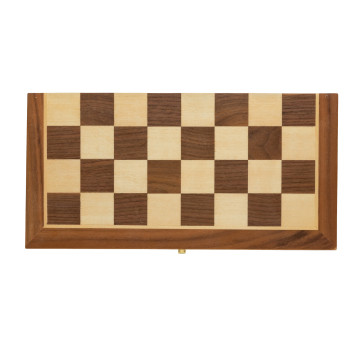 Jeu d'échecs pliable en bois