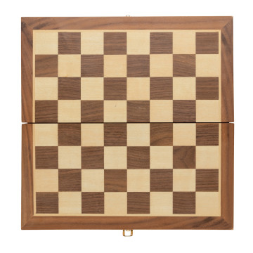 Jeu d'échecs pliable en bois