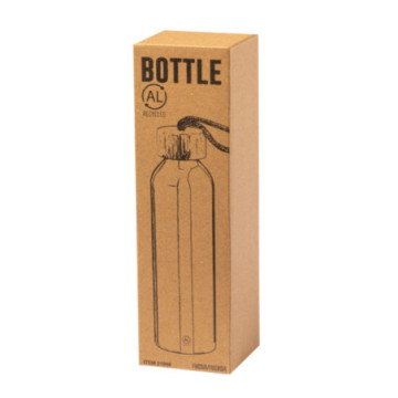 Bouteille en aluminium recyclé et bambou 600 mL