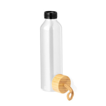 Bouteille en aluminium recyclé et bambou 600 mL