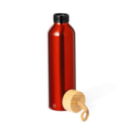 Bouteille en aluminium recyclé et bambou 600 mL