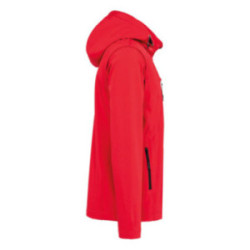 Veste softshell mixte à capuche et manches amovibles Kariban®