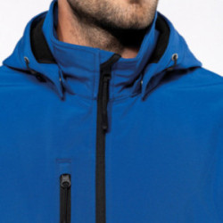 Veste softshell mixte à capuche et manches amovibles Kariban®