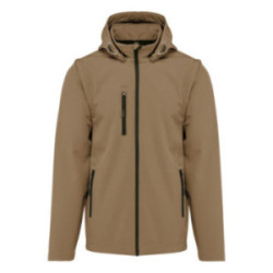 Veste softshell mixte à capuche et manches amovibles Kariban®