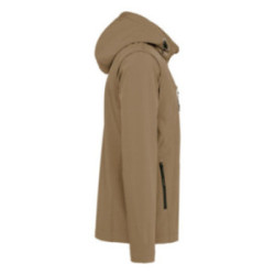 Veste softshell mixte à capuche et manches amovibles Kariban®