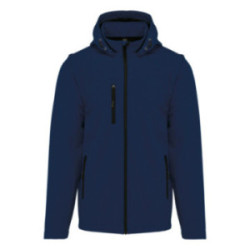 Veste softshell mixte à capuche et manches amovibles Kariban®