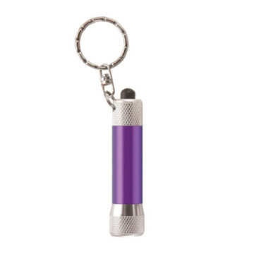 Porte-clés lampe finition mate marquage quadri