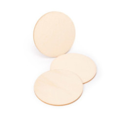 Sous-bock rond en bois