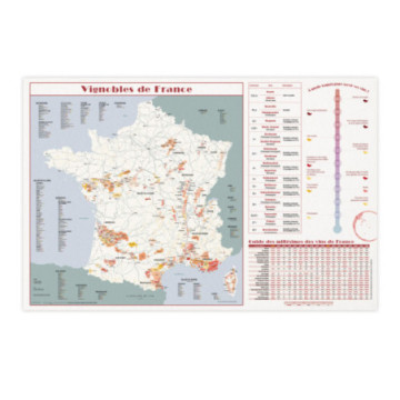 Calendrier bancaire maxi avec cartes au dos 65x43 cm