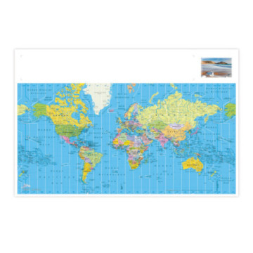 Calendrier bancaire maxi avec cartes au dos 65x43 cm