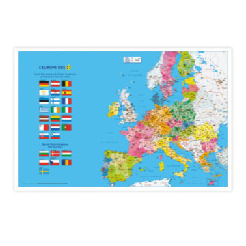 Calendrier bancaire maxi avec cartes au dos 65x43 cm