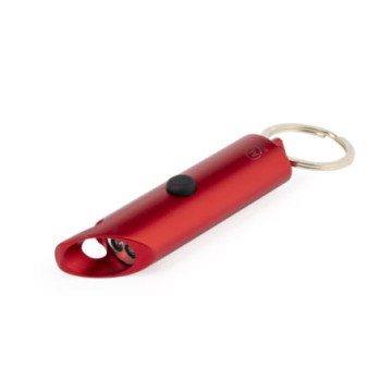 Porte-clé lampe et décapsuleur en aluminium recyclé