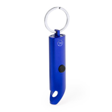 Porte-clé lampe et décapsuleur en aluminium recyclé