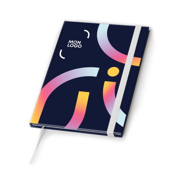 Carnet à élastique A6 quadrichromie