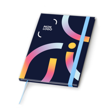 Carnet à élastique A6 quadrichromie