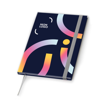 Carnet à élastique A6 quadrichromie