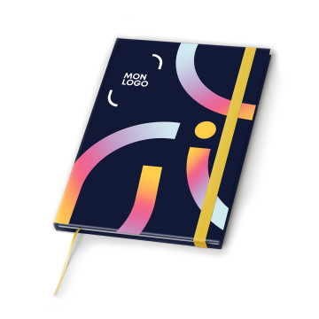 Carnet à élastique A6 quadrichromie