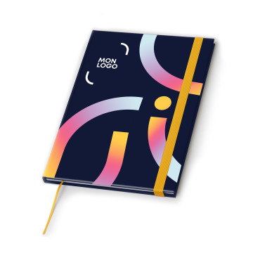 Carnet à élastique A6 quadrichromie
