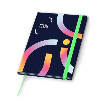 Carnet à élastique A6 quadrichromie