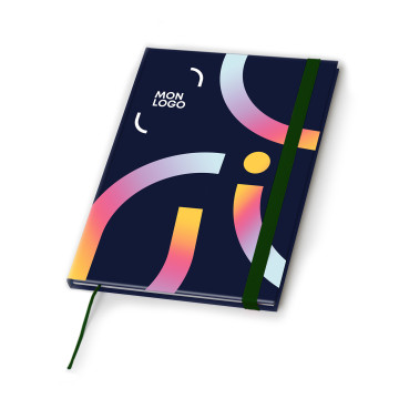 Carnet à élastique A6 quadrichromie