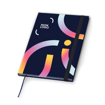 Carnet à élastique A6 quadrichromie