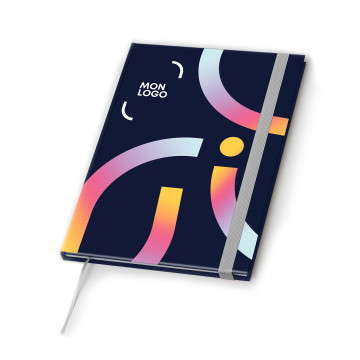 Carnet à élastique A6 quadrichromie