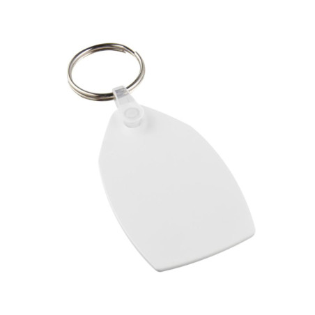 Porte-clés en plastique recyclé rectangulaire