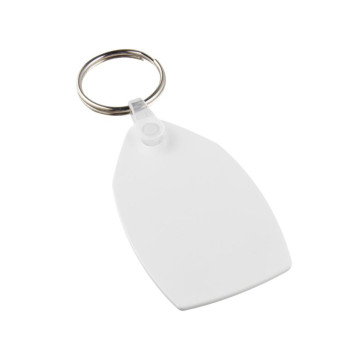 Porte-clés en plastique recyclé rectangulaire