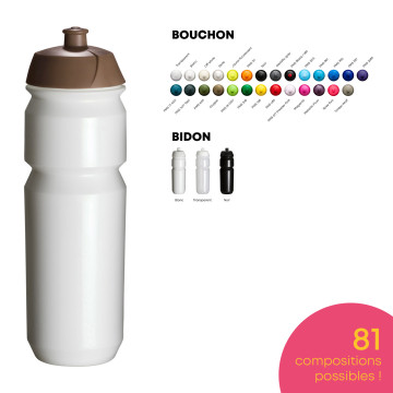 Bidon sportif biodégradable 750 mL