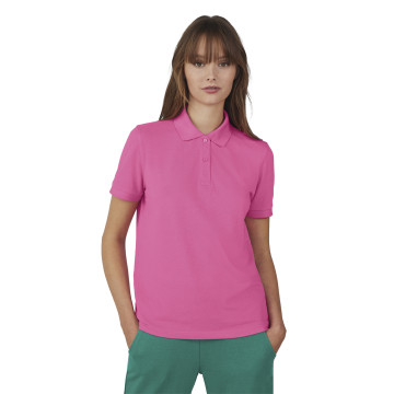 Polo femme B&C® en polyester recyclé RCS et coton