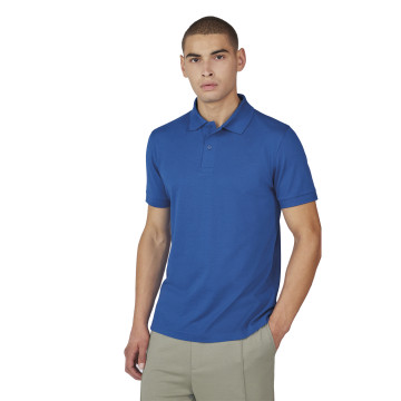 Polo homme B&C® en polyester recyclé RCS et coton