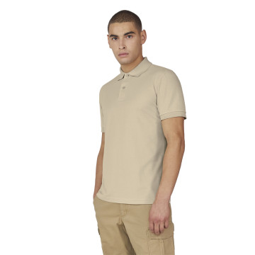 Polo homme B&C® en polyester recyclé RCS et coton