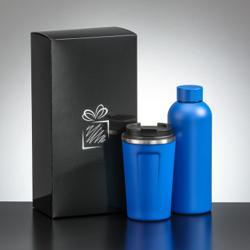 Coffret bouteille isotherme 500 mL et mug isotherme 350 mL