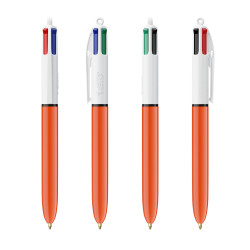 Stylo Bic® 4 couleurs Fine marquage 1 couleur
