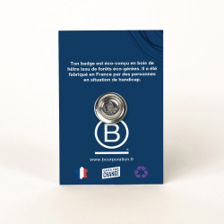 Badge en bois