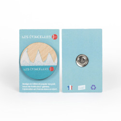 Badge en bois