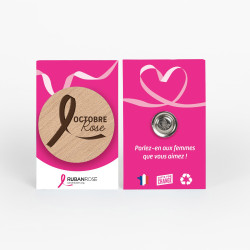 Badge en bois